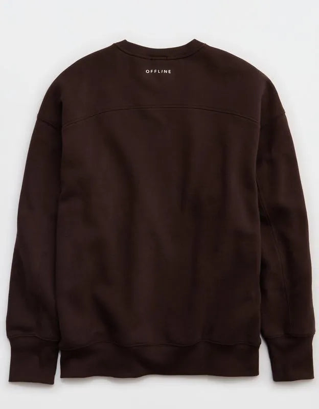 OFFLINE By Aerie Cloud Fleece Oversized Crewneck Sweatshirt