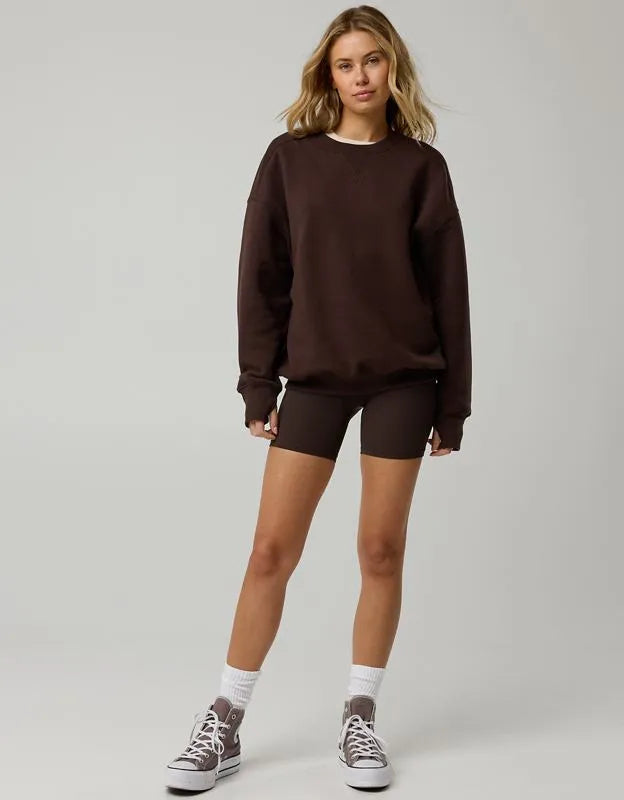 OFFLINE By Aerie Cloud Fleece Oversized Crewneck Sweatshirt