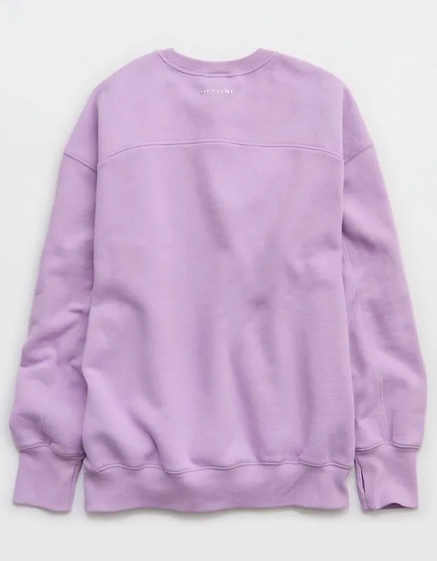 OFFLINE By Aerie Cloud Fleece Oversized Crewneck Sweatshirt