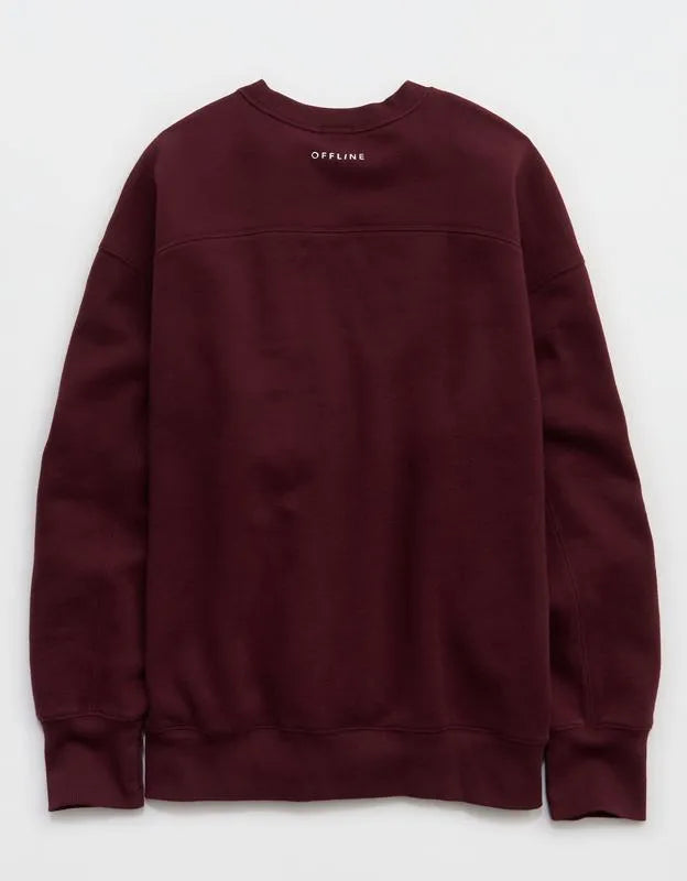 OFFLINE By Aerie Cloud Fleece Oversized Crewneck Sweatshirt