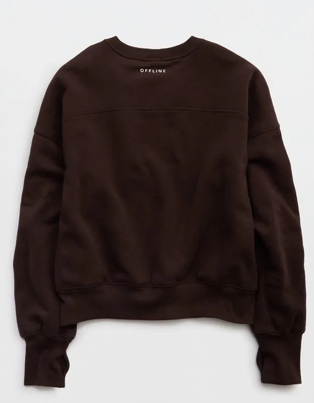 OFFLINE By Aerie Cloud Fleece Classic Crewneck Sweatshirt