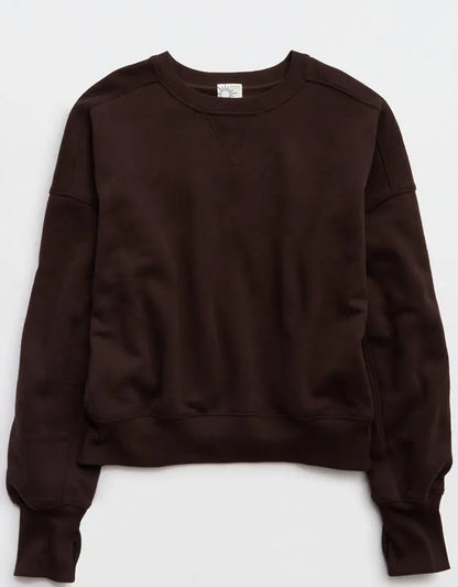 OFFLINE By Aerie Cloud Fleece Classic Crewneck Sweatshirt