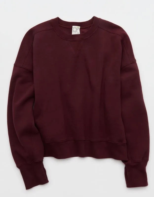 OFFLINE By Aerie Cloud Fleece Classic Crewneck Sweatshirt