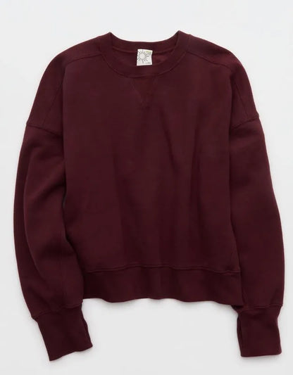 OFFLINE By Aerie Cloud Fleece Classic Crewneck Sweatshirt