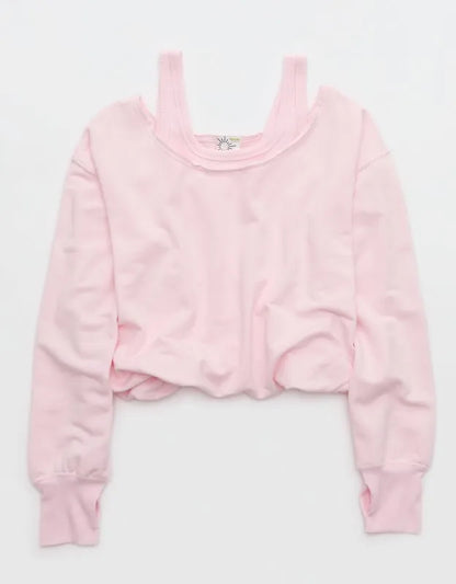 OFFLINE By Aerie OTT Layered Sweatshirt
