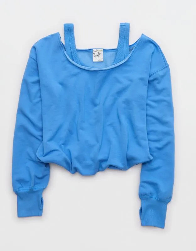 OFFLINE By Aerie OTT Layered Sweatshirt