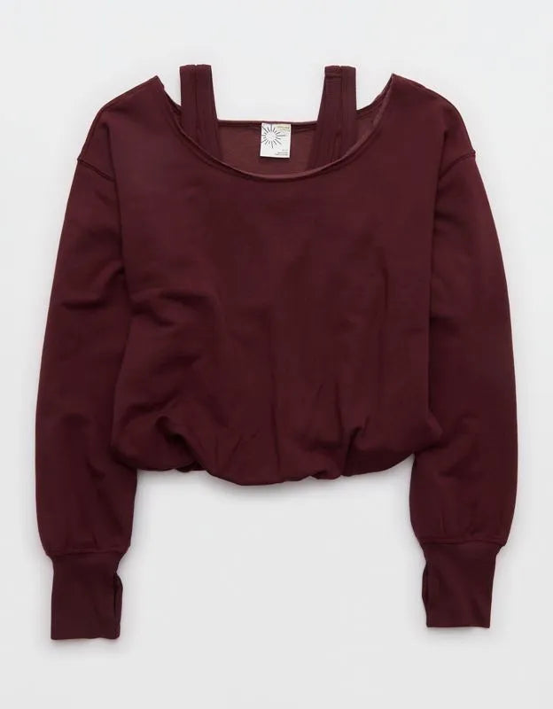 OFFLINE By Aerie OTT Layered Sweatshirt