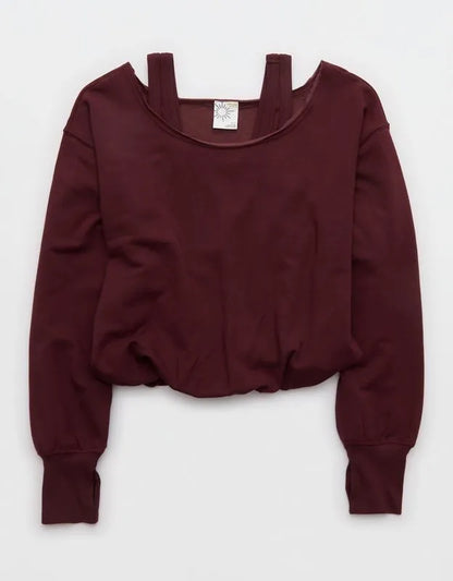 OFFLINE By Aerie OTT Layered Sweatshirt