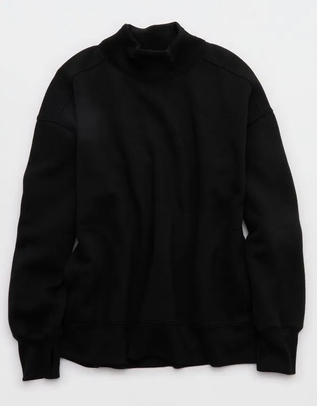 OFFLINE By Aerie Cloud Fleece Oversized Mockneck Sweatshirt