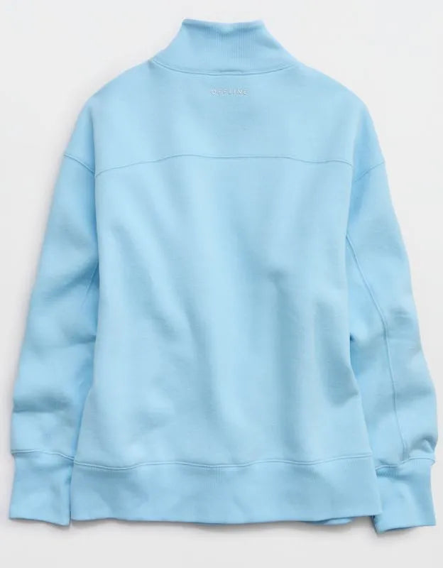 OFFLINE By Aerie Cloud Fleece Oversized Mockneck Sweatshirt