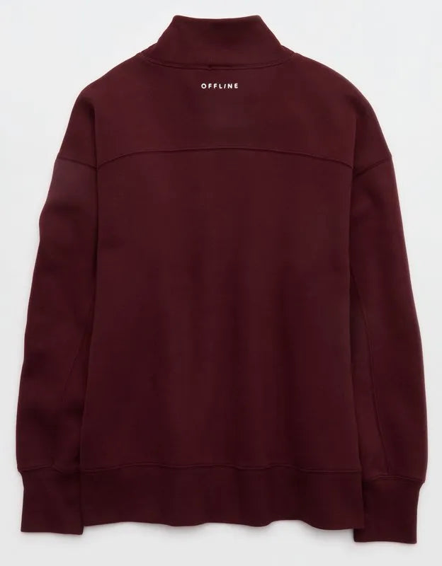 OFFLINE By Aerie Cloud Fleece Oversized Mockneck Sweatshirt