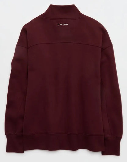 OFFLINE By Aerie Cloud Fleece Oversized Mockneck Sweatshirt