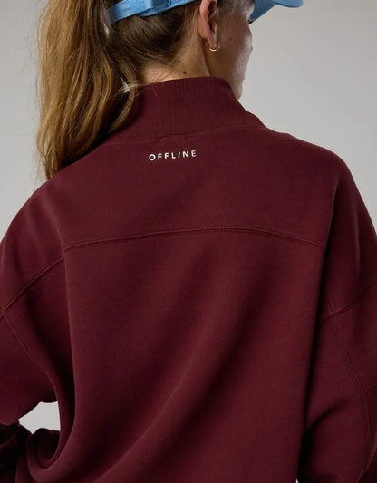 OFFLINE By Aerie Cloud Fleece Oversized Mockneck Sweatshirt
