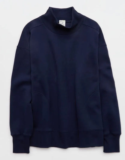 OFFLINE By Aerie Cloud Fleece Oversized Mockneck Sweatshirt