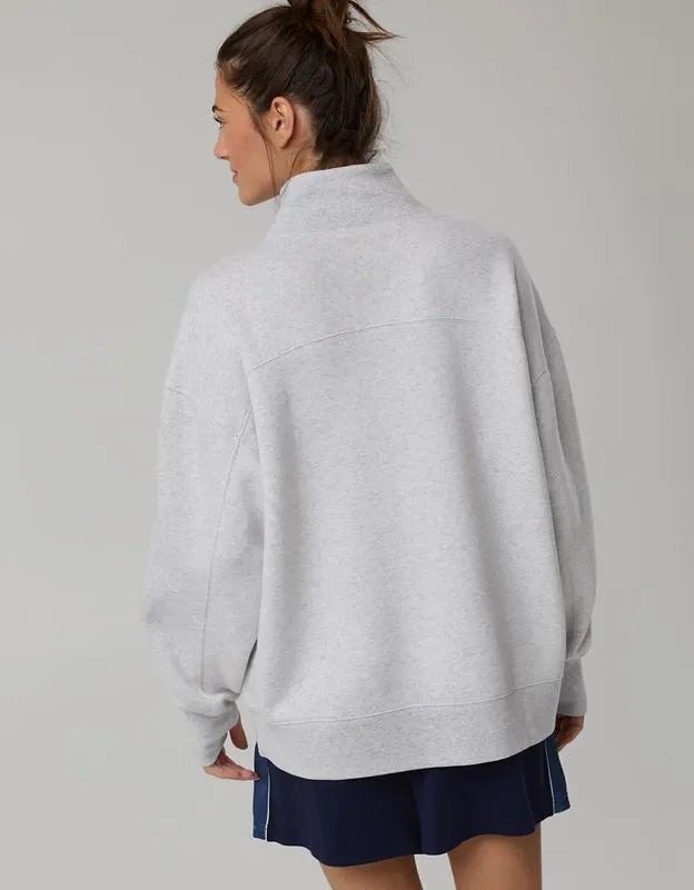 OFFLINE By Aerie Cloud Fleece Oversized Mockneck Sweatshirt