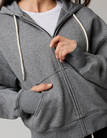 OFFLINE By Aerie Cloud Fleece Classic Full Zip Sweatshirt