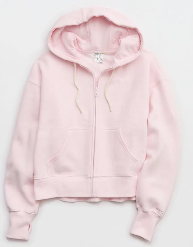 OFFLINE By Aerie Cloud Fleece Classic Full Zip Sweatshirt