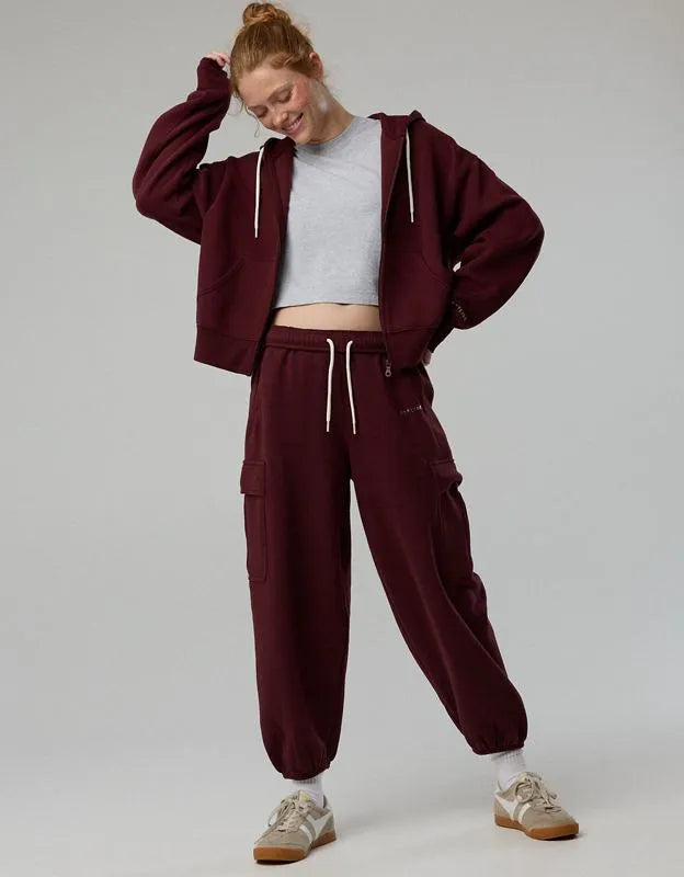 OFFLINE By Aerie Cloud Fleece Classic Full Zip Sweatshirt