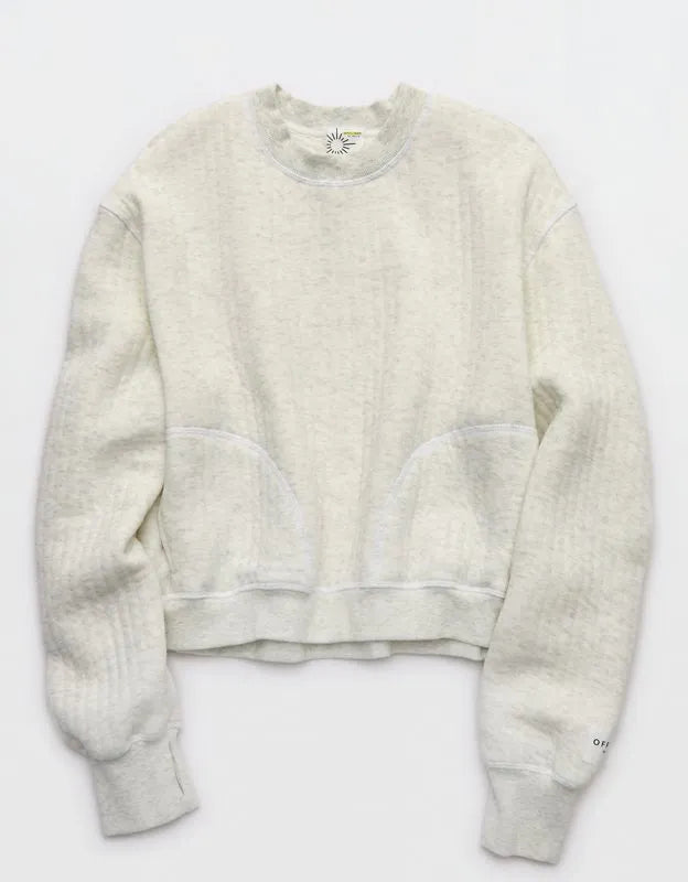 OFFLINE By Aerie Coffee Run Crewneck
