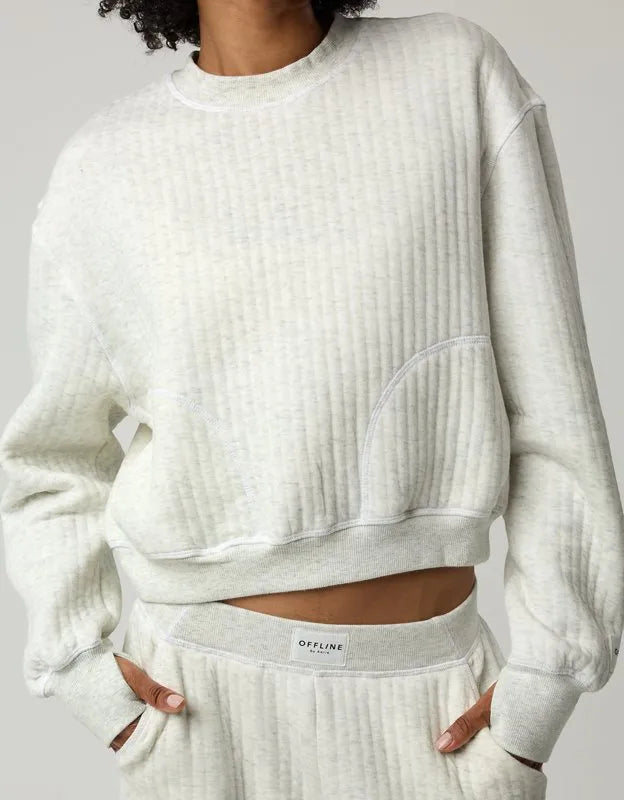 OFFLINE By Aerie Coffee Run Crewneck