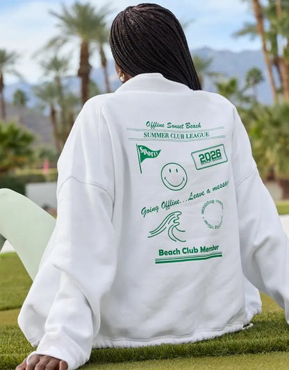 OFFLINE By Aerie | Smiley® Cloud Fleece Seamed Full Zip