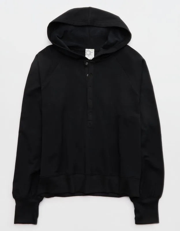 OFFLINE By Aerie OTT Henley Hoodie