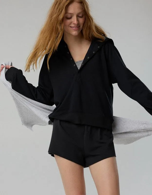 OFFLINE By Aerie OTT Henley Hoodie