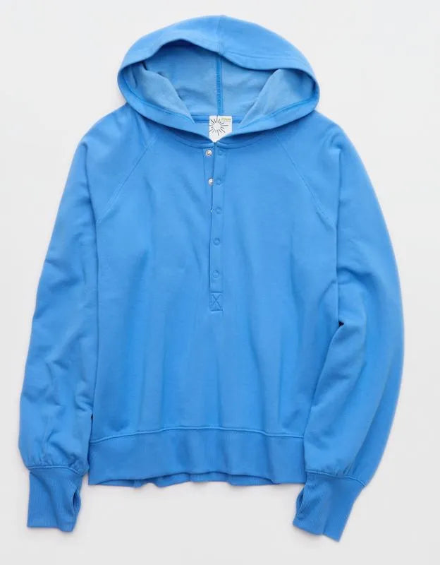 OFFLINE By Aerie OTT Henley Hoodie