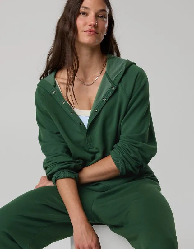 OFFLINE By Aerie OTT Henley Hoodie