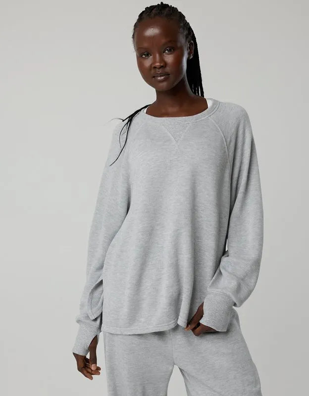 OFFLINE By Aerie Keep It 100 Terry Long Sleeve Crewneck