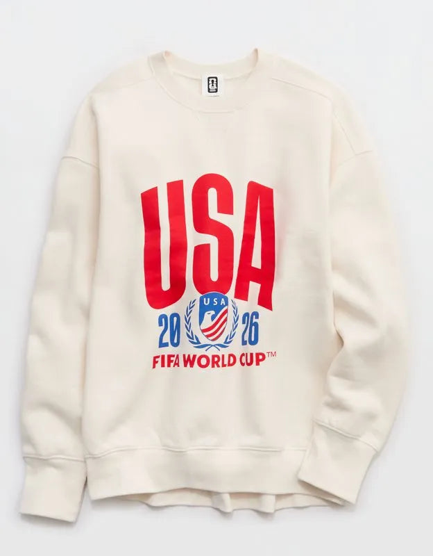 FWC26™ OFFLINE By Aerie Cloud Fleece Oversized Crewneck Sweatshirt