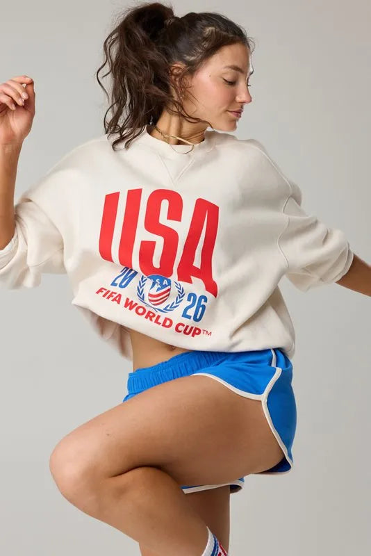 FWC26™ OFFLINE By Aerie Cloud Fleece Oversized Crewneck Sweatshirt