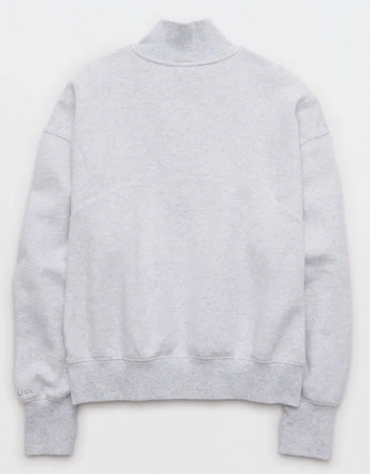 OFFLINE By Aerie Cloud Fleece Seamed Quarter Zip Sweatshirt
