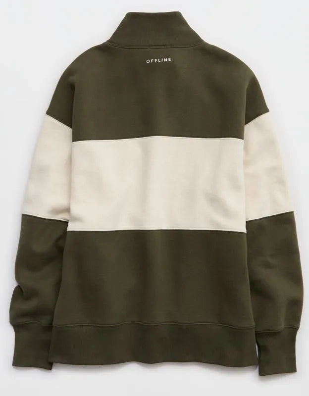 OFFLINE By Aerie Cloud Fleece Oversized Mockneck Sweatshirt