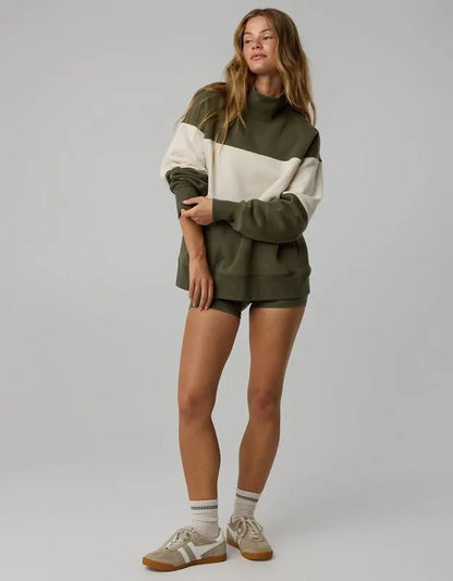 OFFLINE By Aerie Cloud Fleece Oversized Mockneck Sweatshirt