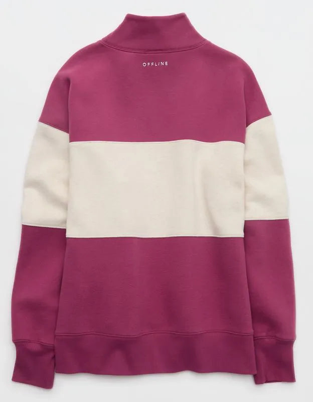 OFFLINE By Aerie Cloud Fleece Oversized Mockneck Sweatshirt