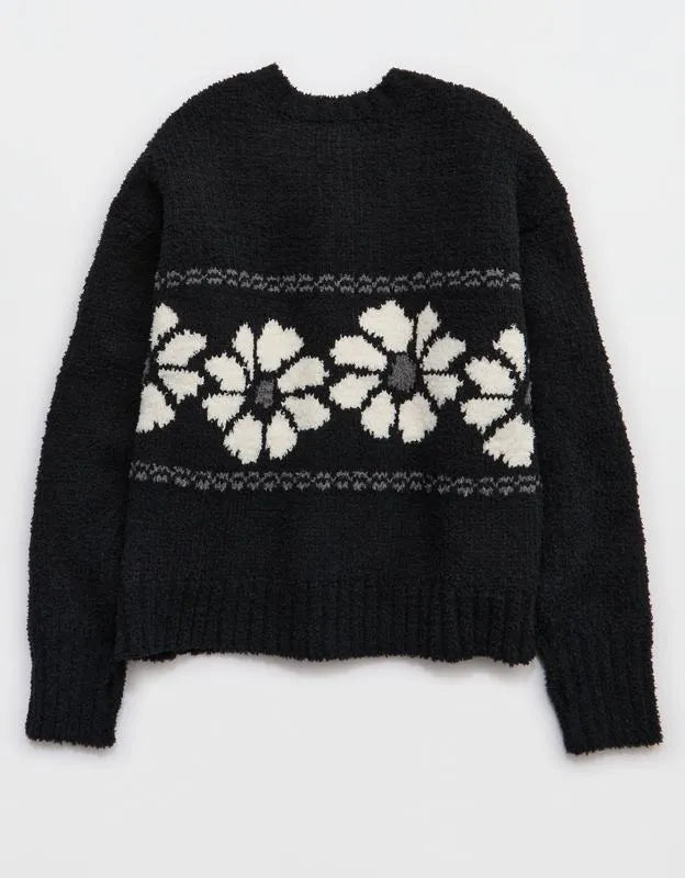 OFFLINE By Aerie Marshmallow Crewneck Sweater
