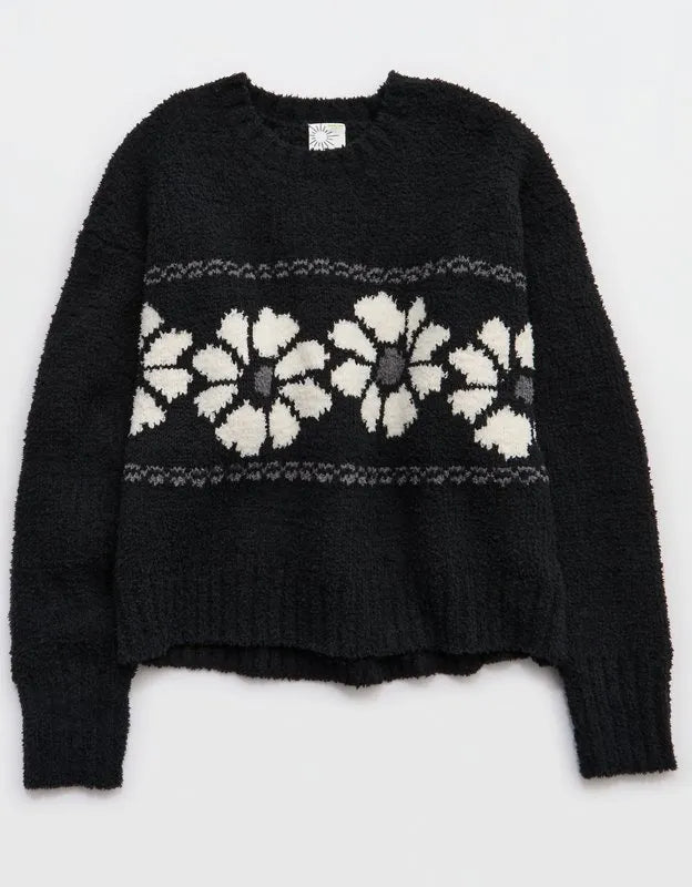 OFFLINE By Aerie Marshmallow Crewneck Sweater