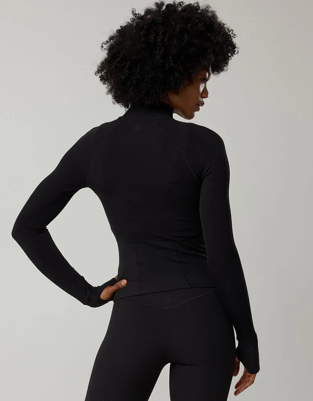 OFFLINE By Aerie Real Me Long Sleeve Mock Neck Full Zip