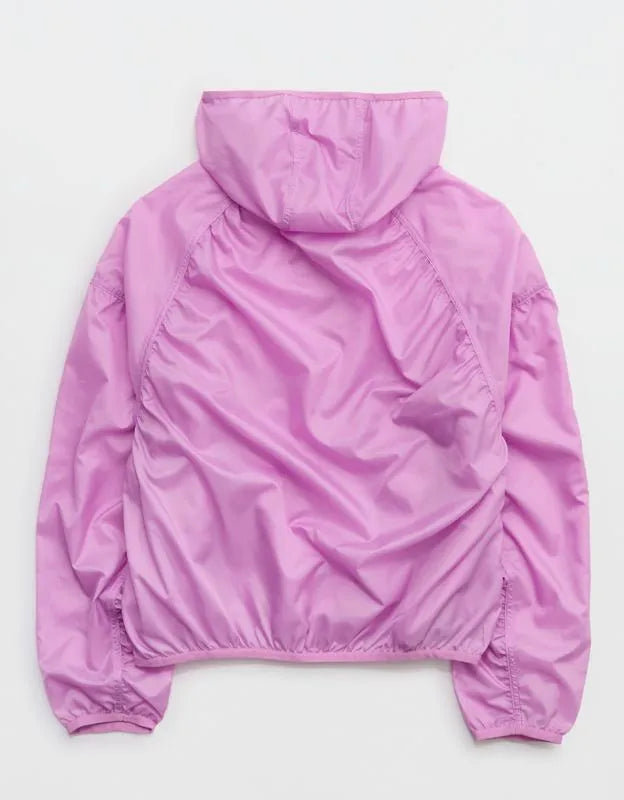 OFFLINE By Aerie Ruched Nylon Quarter Zip