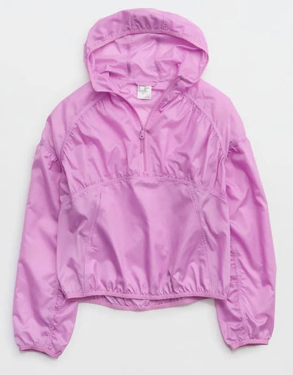 OFFLINE By Aerie Ruched Nylon Quarter Zip
