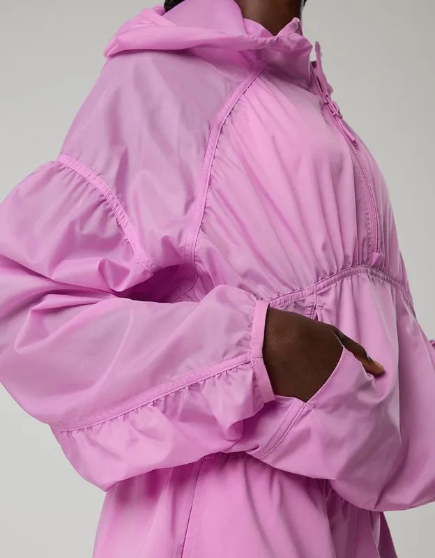 OFFLINE By Aerie Ruched Nylon Quarter Zip