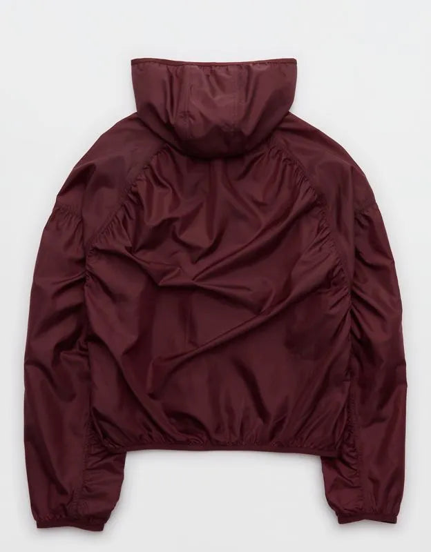 OFFLINE By Aerie Ruched Nylon Quarter Zip