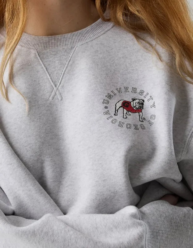 Georgia Bulldogs OFFLINE By Aerie Crewneck