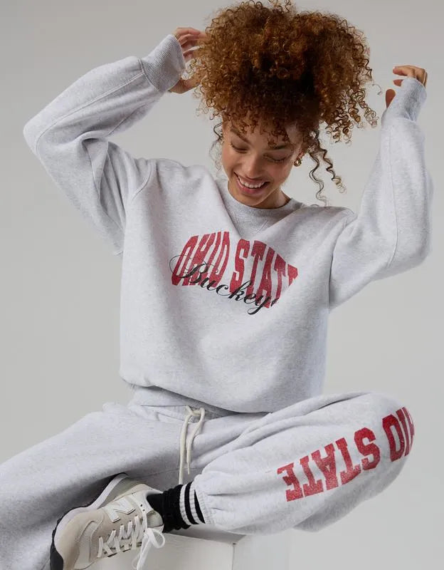 Ohio State Buckeyes OFFLINE By Aerie Crewneck
