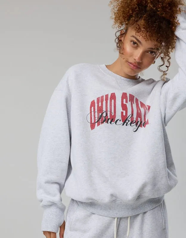 Ohio State Buckeyes OFFLINE By Aerie Crewneck