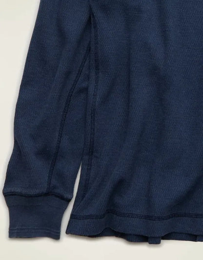 AE Boxy Fit Garment-Washed Thermal Shirt