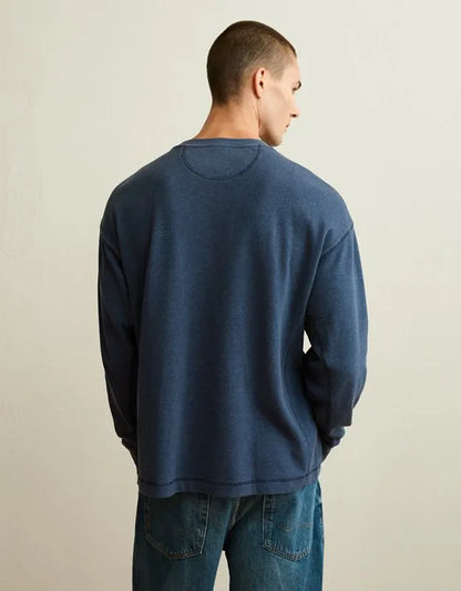 AE Boxy Fit Garment-Washed Thermal Shirt