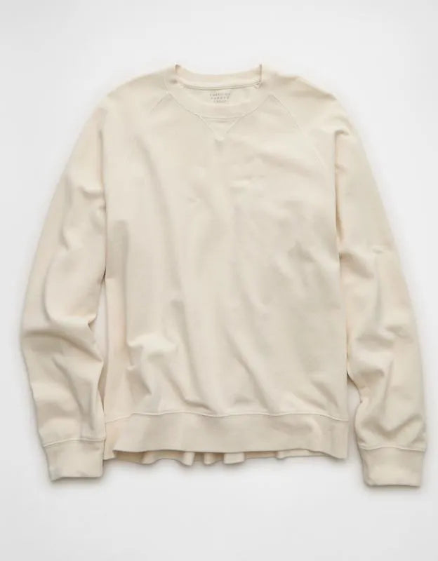 AE Boxy Long-Sleeve Pique T-Shirt