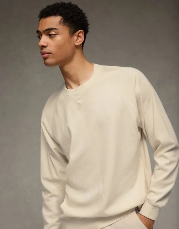AE Boxy Long-Sleeve Pique T-Shirt